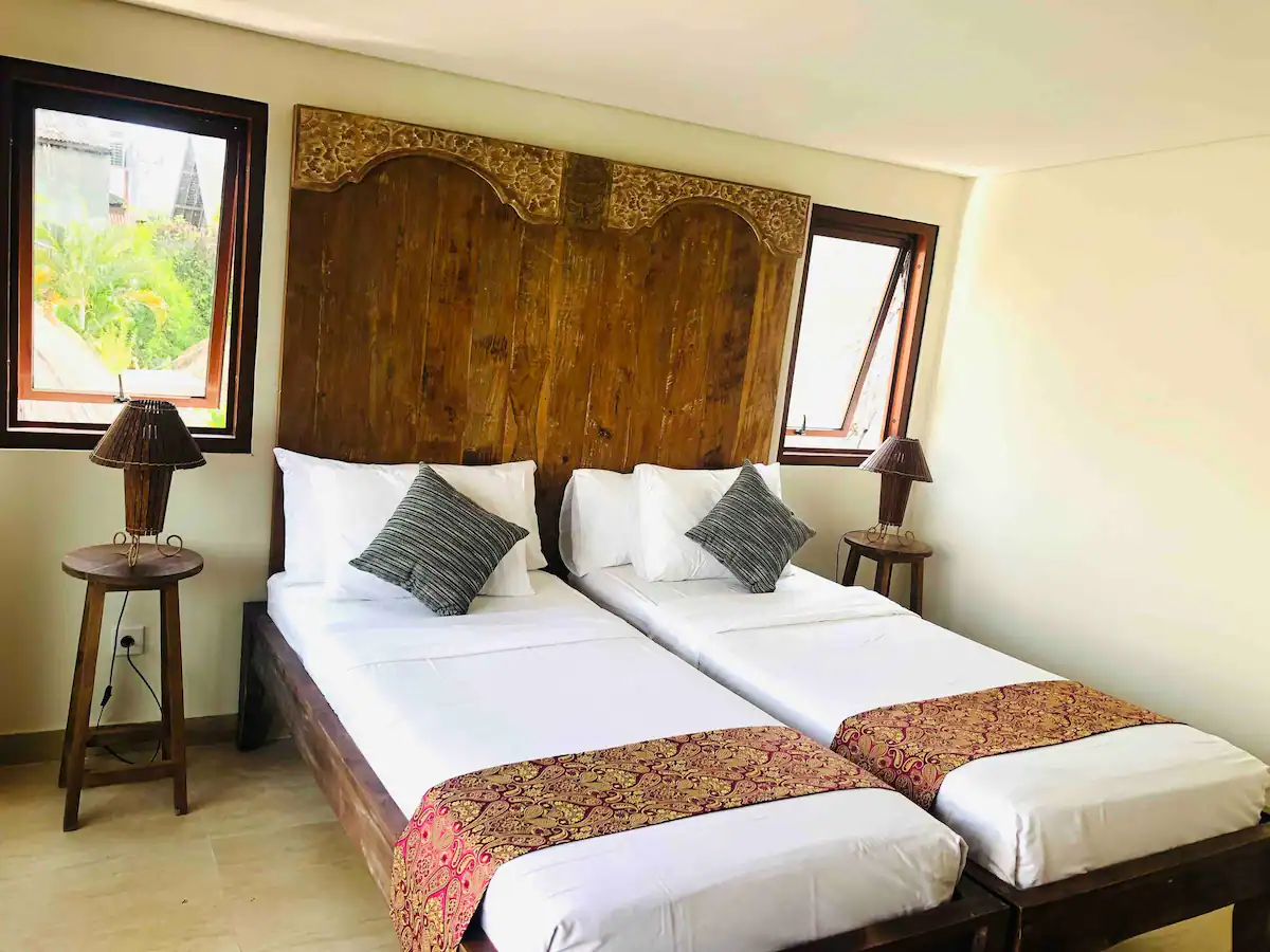 Kamar tidur tiga di Villa Carissa