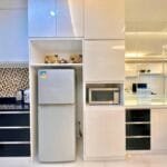 Kitchen opulence corner 2br surabaya apartment at via tower