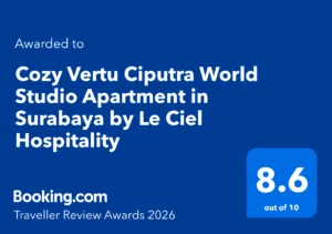 Le Ciel Hospitality — Booking.com Award 2026 (8,6/10) Vertu Ciputra Surabaya