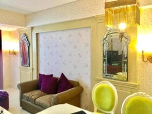 Seating area at Trillium Residence Surabaya