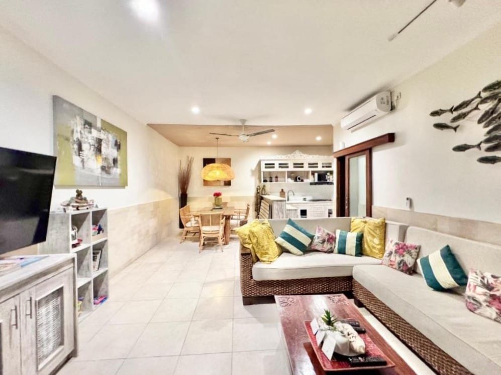 Living area at Villa Carissa, Seminyak