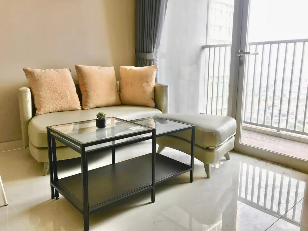 Living room at Cozy Ciputra International 1BR