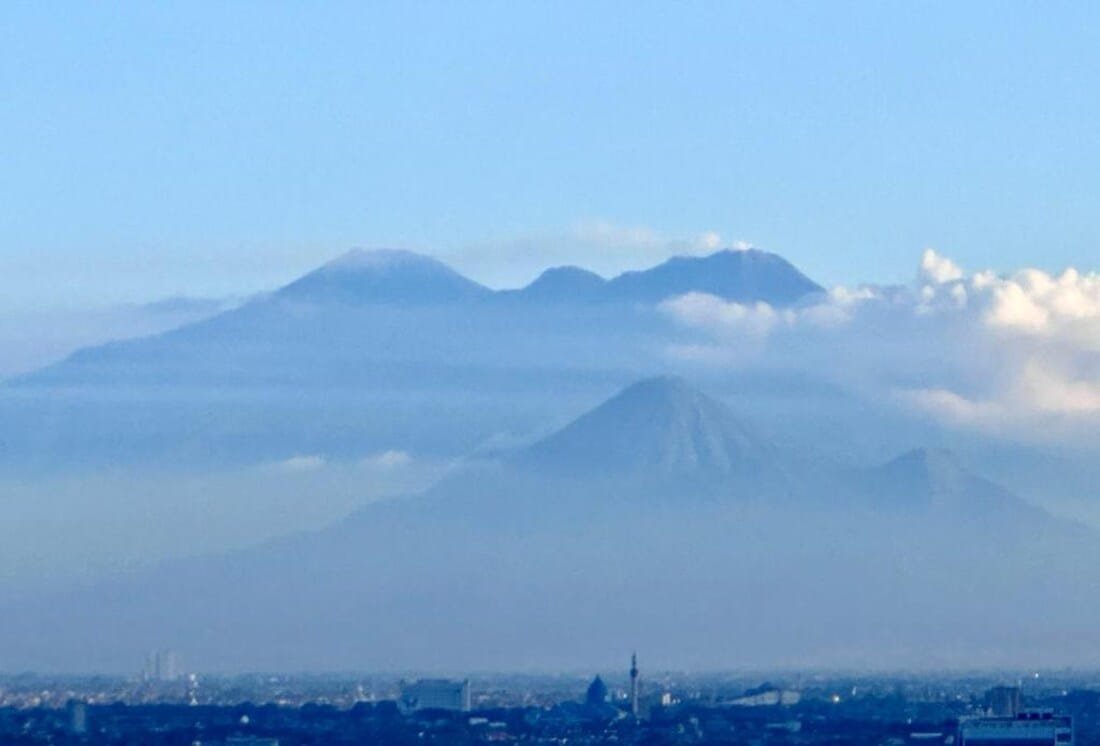 Panoramic view from The Peak apartment