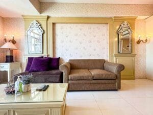 Living area at Trillium Residence Surabaya