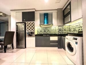 Washing machine sophisticated via tower