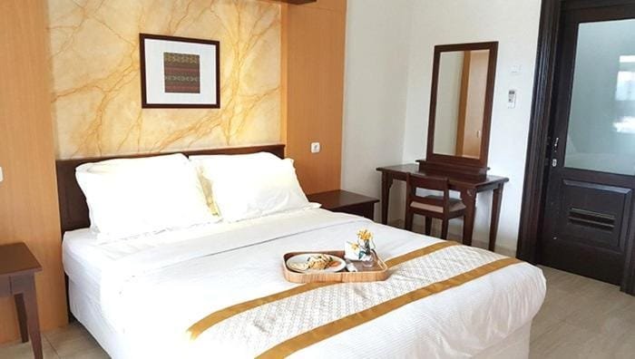 Kamar Deluxe dengan tempat tidur ganda di Avila Hotel