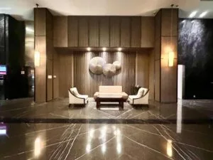 Lobby apartemen city square surabaya