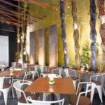 Breakfast restaurant smooking area