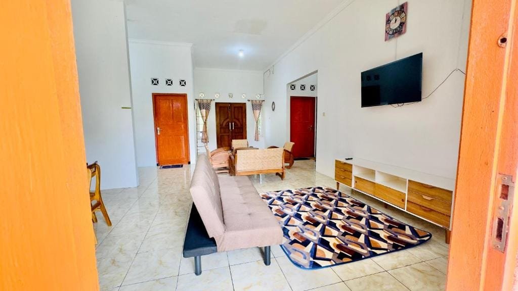 Living area at Purisani house in Sleman