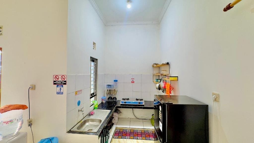 Another view of the kitchen at Purisani house in Sleman