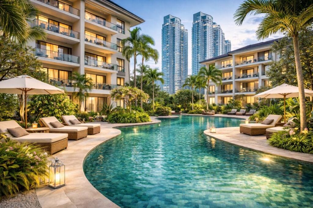 Apartment complex management in indonesia