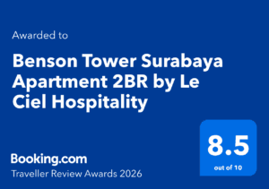 Le Ciel Hospitality — Booking.com Award 2026 (8,5/10) Benson Tower Surabaya