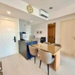 Kitchen and dining room modern chic trillium 2br surabaya