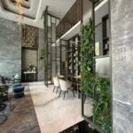 Lobby reception seating area